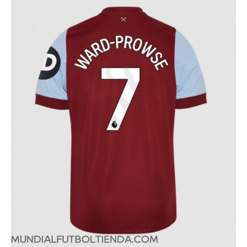 Camiseta West Ham United James Ward-Prowse #7 Primera Equipación Replica 2023-24 mangas cortas